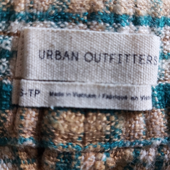 Urban Outfitters Kai Linen Plaid Baggy Pant - Picture 13 of 15